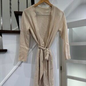 Clear out-EUC 100% Cashmere robe sz S